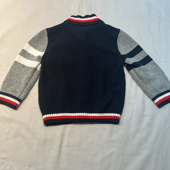 Tommy Hilfiger Blue and Gray Varsity Sweater/cardigan - Picture 5 of 5